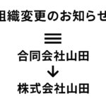 組織変更